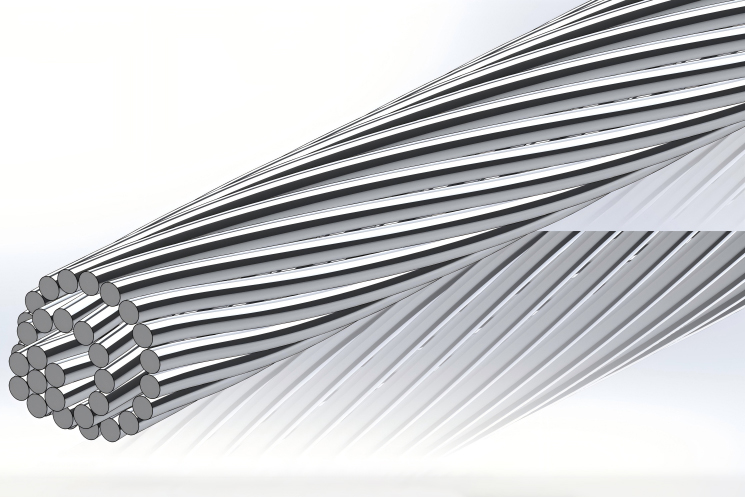 ASTM﹣524 ACAR Aluminum Alloy Core Aluminum Conductor