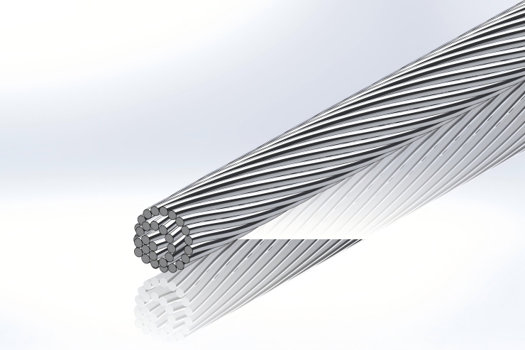 ASTM﹣524 ACAR Aluminum Alloy Core Aluminum Conductor